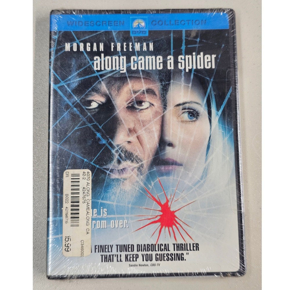 Along Came a Spider DVD 2001 Morgan Freeman Widescreen Collection New Sealed